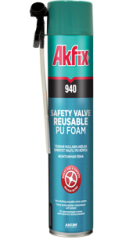 Akfix 940 Mekanik Valfli PU Köpük 750 ML