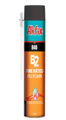 Akfix 840 Yangına Dayanıklı Pipetli B2 Pu Köpük 850 ml / 1000 gr