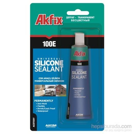 Akfix 100E Genel Amaçlı Silikon 50ml(Beyaz)