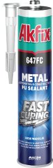 Akfix 647FC Hızlı Kürleşen Poliüretan Metal Mastik 280 ml(Beyaz)