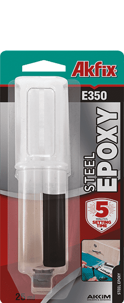 Akfix E350 Hızlı Epoxy Çelik Yapıştırıcı 25 ml