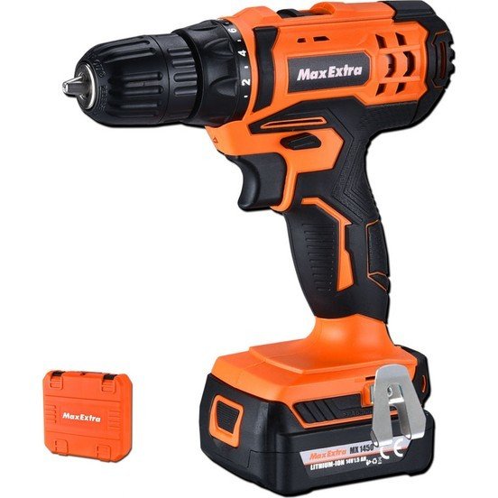 Max-Extra Mx1450 Akülü Matkap Vidalama 14V Li-İon