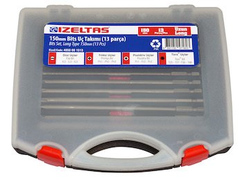 İzeltaş 150 mm Bits Uç Takımı 13 Parça