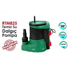 Rtrmax RTM825 Temiz Su Dalgıç Pompa