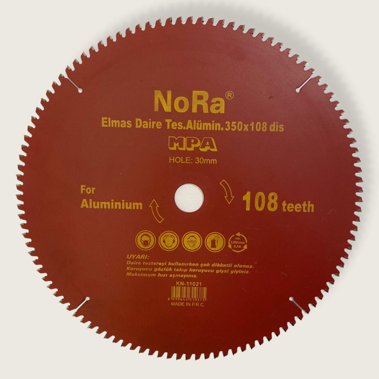 Nora 350x108 Alüminyum Testere