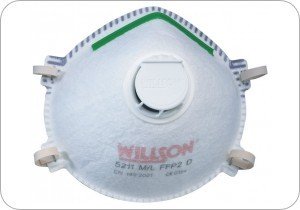 Sperian Willson 5211M/LFFP2 Ventilli Toz Maskesi
