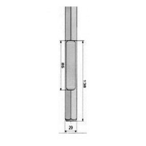 Reis 80-11400 Sivri Keski 400 mm SDS Max