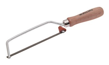 İzeltaş 150 mm Kıl Testere Kolu Ağaç Saplı
