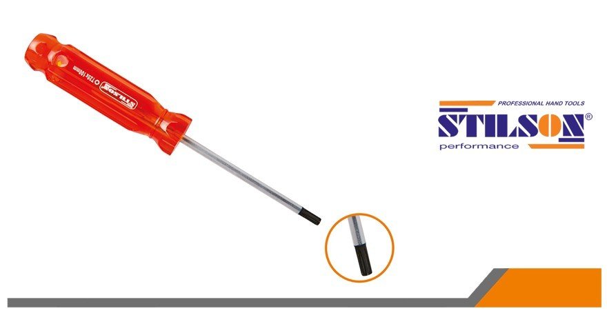 Stilson Asetat Saplı Torx Tornavida T8