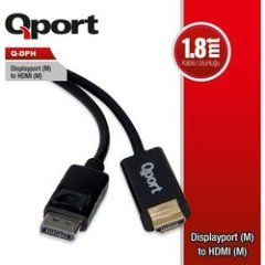 Qport Q-DP01 1.8m Display Port Kablo