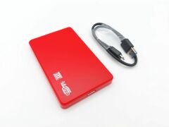 640Gb Usb 3.0'' Sıfır Kutulu Taşınabilir Harici Kırmızı Disk