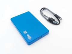 640Gb Usb 3.0'' Sıfır Kutulu Taşınabilir Harici Mavi Disk