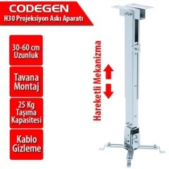 Codegen Teleskopik Tavan Askı Aparatı H30