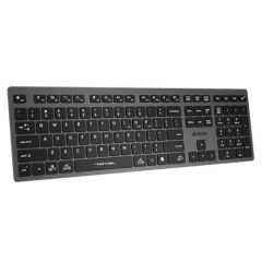 A4 Tech FBX50C Gri Bluetooth+2.4G FN-MM-Şarjlı Klavye  Kablosuz Klavye