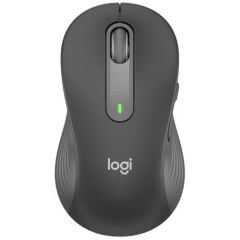 Logitech M650 L Solak Signature Kablosuz Mouse Siyah 910-006239  Sol El iİçin, Büyük Boy, Bluetooth, 5 tuşlu, Geri dönüştürülmüş malzeme
