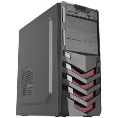 Everest 720R Peak-250W Siyah/Kırmızı 2*Sata Kasa