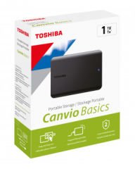 1TB Canvio Basics 2.5'' USB3.2 TOSHIBA HDTB510EK3AA (USB2.0 Uyumlu)