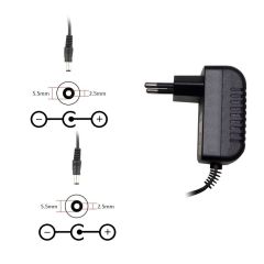 MP3 Çalar İçin 10V-17V 370mA-500mA (0.37A-0.5A) Adaptör