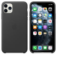 APPLE MX0E2ZM/A iPhone 11 Pro Max Deri kılıf - Siyah