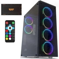 DarkFlash Phantom RGB Mid Tower Kasa PSU YOK