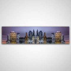 Panoramik Şehir Manzara  Kanvas Tablo