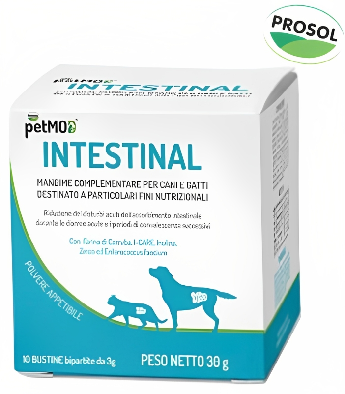 Petmod İntestinal Kedi ve Köpek Bağırsak Düzenleyici Probiyotik Toz Saşe 1,5 gr x 20 Adet
