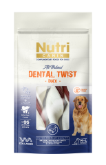 Nutri Canin Dental Twist Ördekli Köpek Ödülü 120g