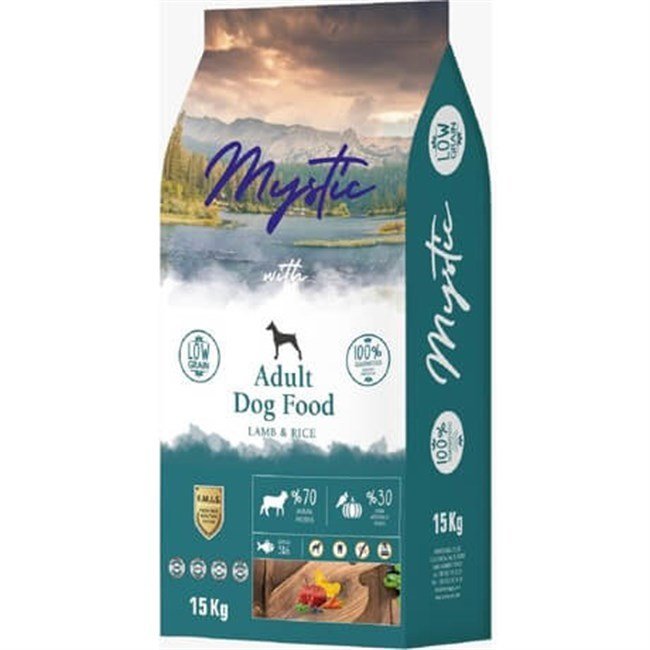 Mystic Düşük Tahıllı Kuzu Etli Yetişkin Köpek Maması 2.5 Kg