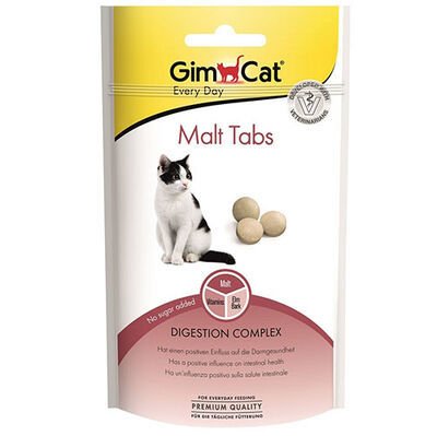 Gimcat Malt Tabs Tüy Yumağı Kontrolü Kedi Ödül Tableti 40 Gr