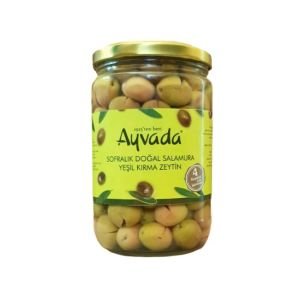 Ayvalık Natürel Yeşil Kırma Zeytin 660Cc