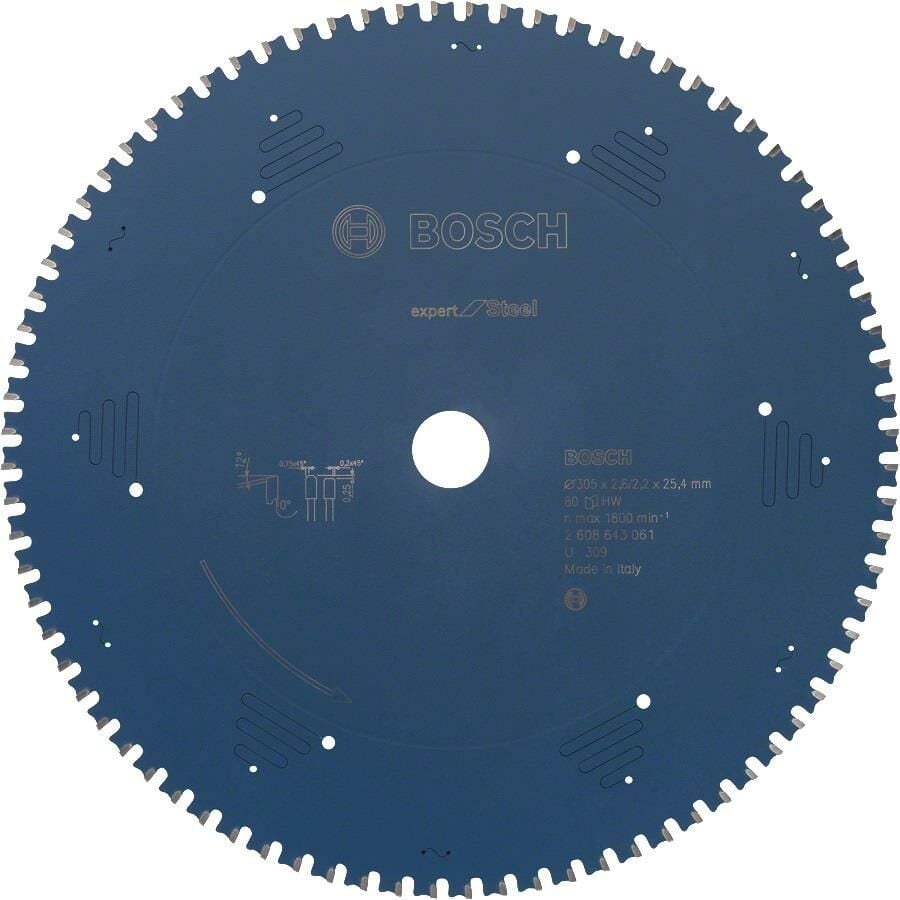 Bosch Expert 305x25,4 80 Diş Metal Daire Testere 2608643061