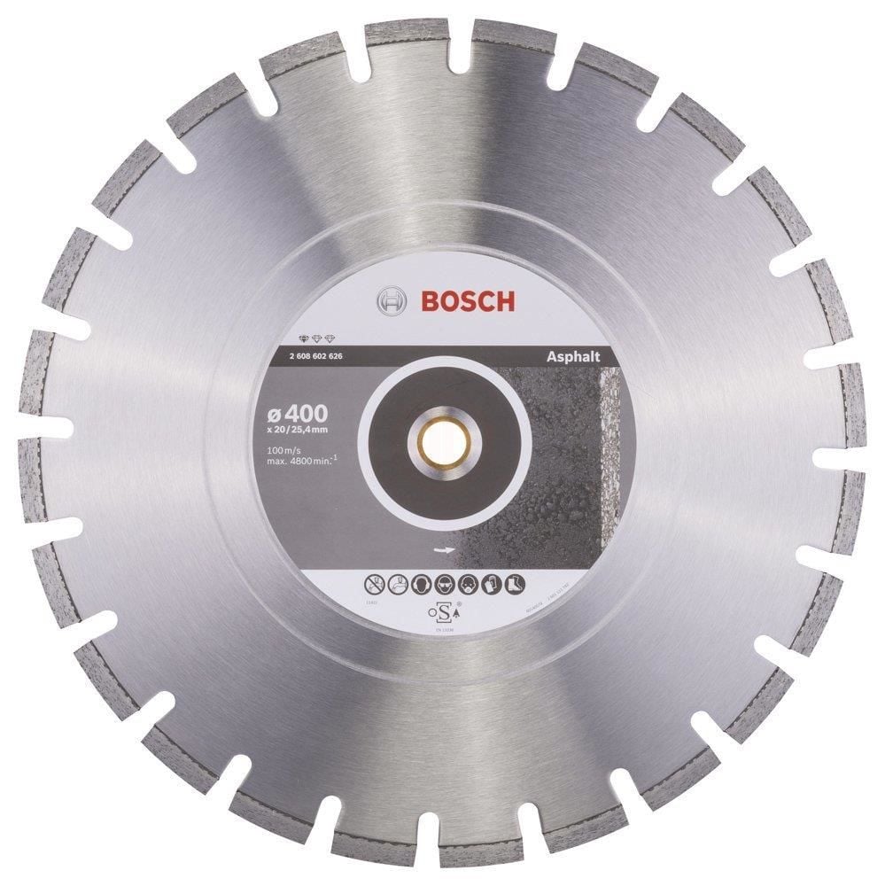 Bosch Standart Asfalt Kesme Elmas Daire Testere Bıçağı 400x25,4x20mm 2608602626