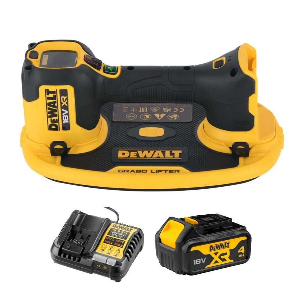 Dewalt Grabo Akülü Vakumlu Vantuz Kaldırıcı 1x4 Amper DCE590N-XJ