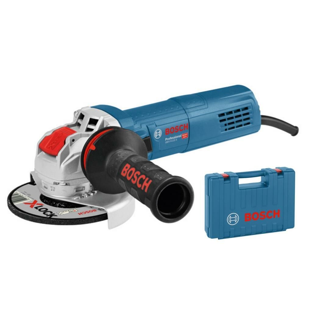 Bosch Gwx 9 115 S X-Lock Özellikli Devir Ayarlı Avuç Taşlama 900 Watt 06017B1000 (Teşhir)