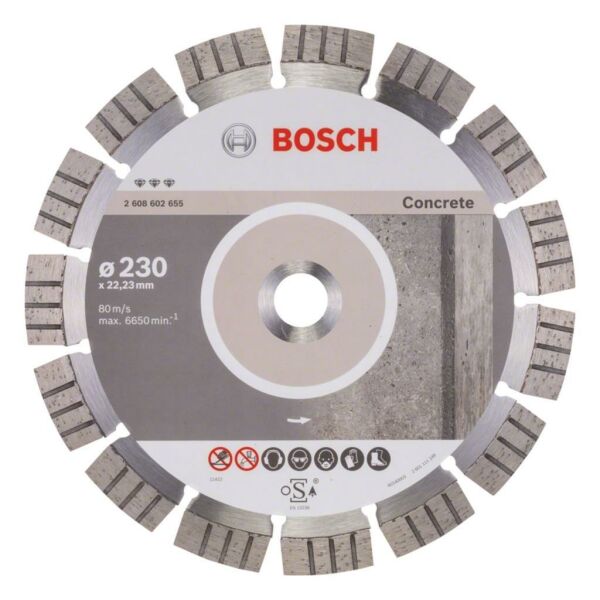 Bosch Best 230x22,23 Elmas Beton Kesme Diski 2608602655