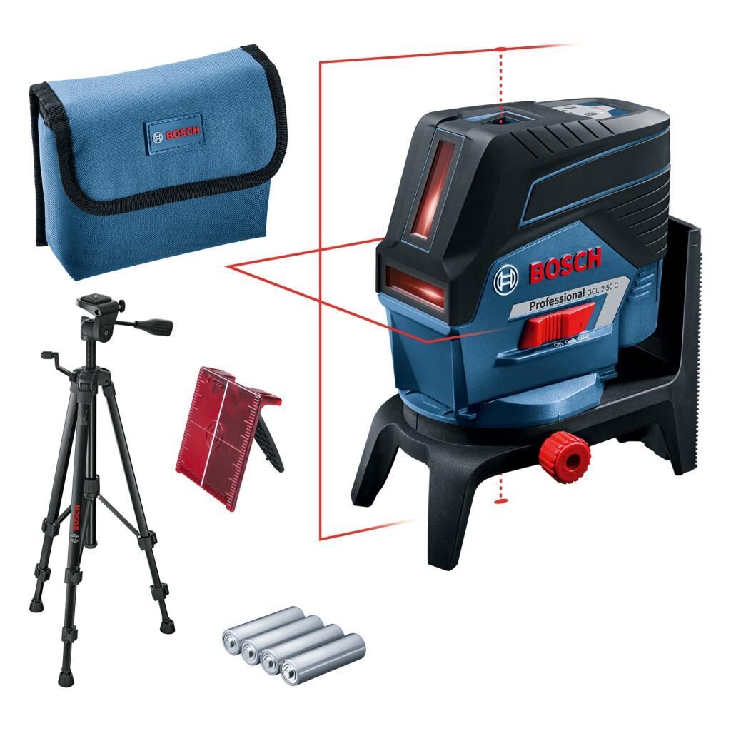 Bosch GCL 2-50 C Çizgi Lazeri + RM2 + BT150 0601066G02