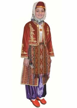 Silifke Yöresel Kostümü Kız | Silifke Yöresi Kız Halk Oyunları Kıyafeti