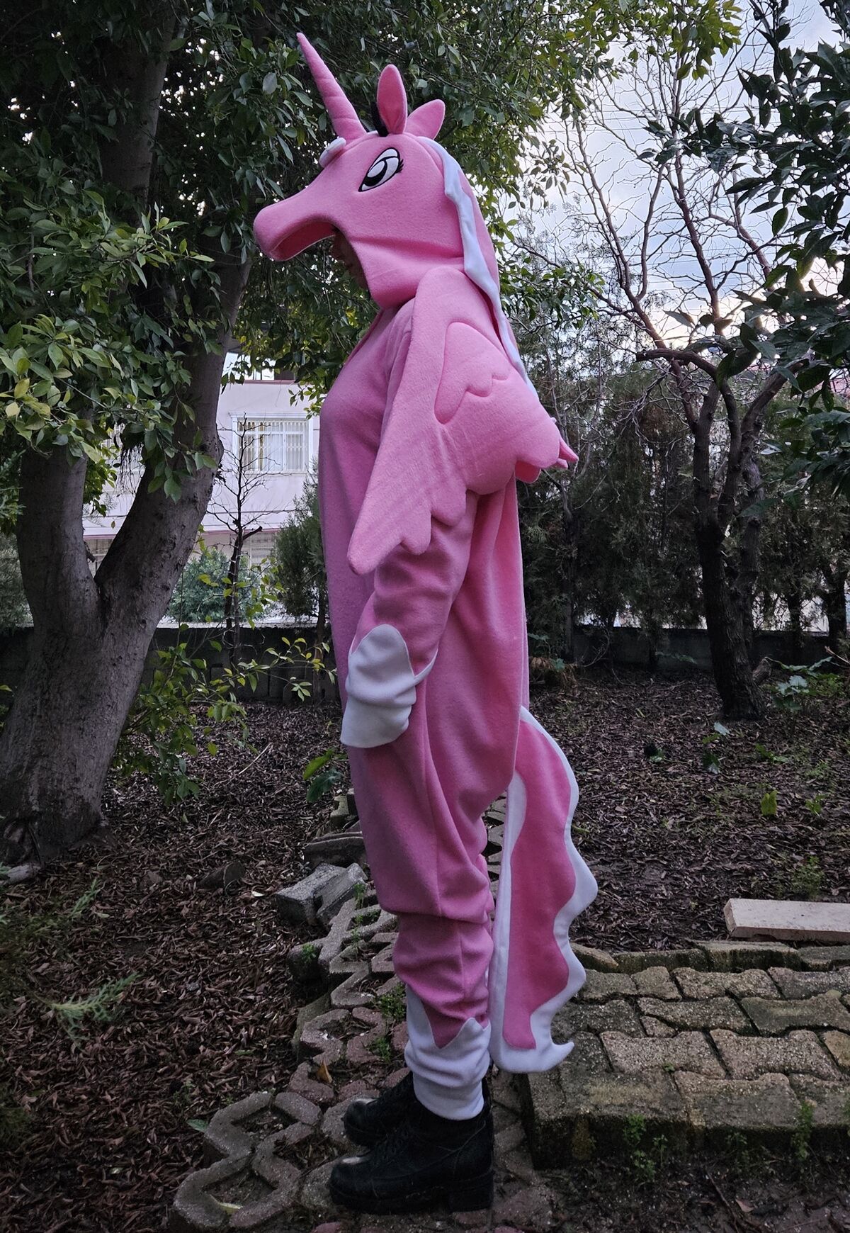 Unicorn Kostümü Yetişkin | Unicorn Pijama Tulum Kostüm Pembe