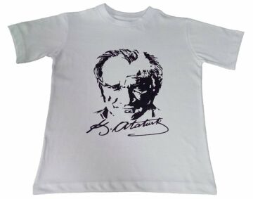 Atatürk Baskılı Tişört Yetişkin