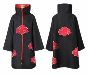 Yetişkin Anime Naruto Akatsuki Pelerini XL Beden