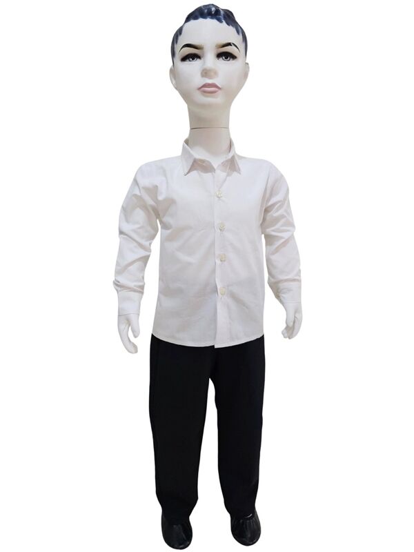 Siyah Pantolon Beyaz Gömlek Takım