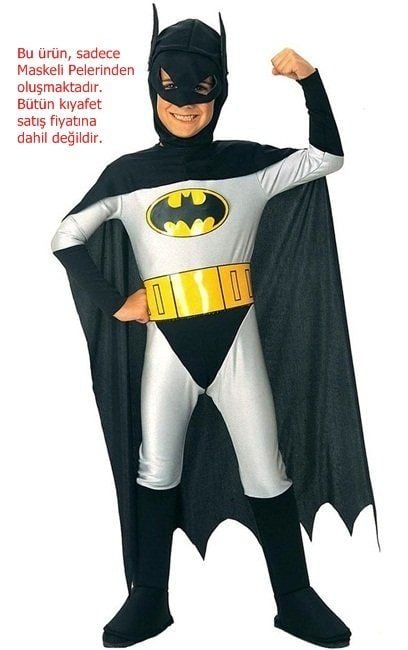 Batman Maskeli Pelerin