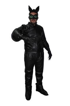 Mucize Uğur Böceği Kara Kedi Kostümü Yetişkin