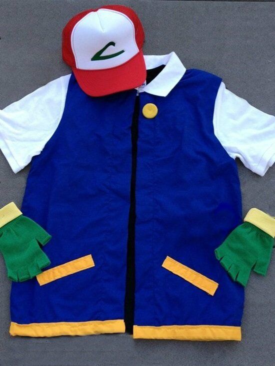 Yetişkin Pokemon Go Ash Ketchum Kostümü