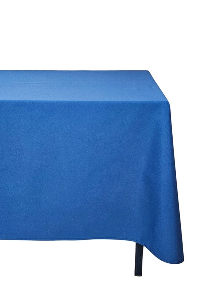 Mavi Renkli Pamuklu Dertsiz Duck Kumaş Masa Örtüsü