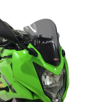 GP Kompozit Kawasaki Ninja 250 SL 2015 - 2016 Uyumlu Ön Cam Siyah