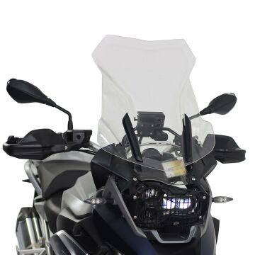 GP Kompozit BMW R 1200 GS / R 1250 GS 2013-2023 Uyumlu Ön Tur Camı Siyah