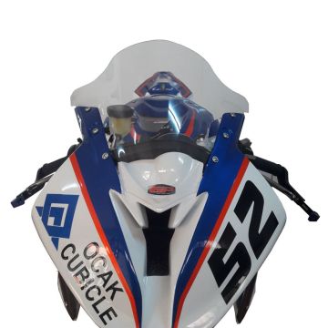 GP Kompozit BMW S 1000 RR 2015-2018 Uyumlu Ön Cam Siyah