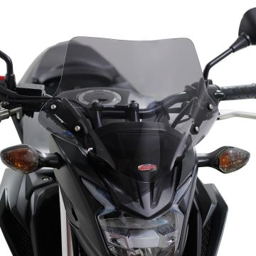 GP Kompozit Honda CB500F 2014-2020 Uyumlu Kısa Ön Cam Siyah