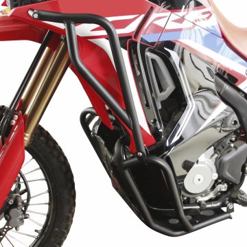 GP Kompozit Honda CRF250 Rally 2023-2024 Uyumlu Motor Koruma Demiri Seti Siyah